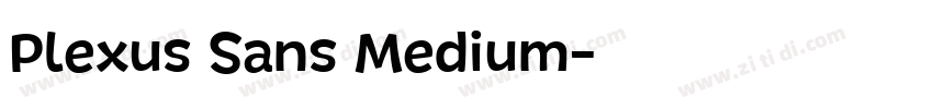 Plexus Sans Medium字体转换